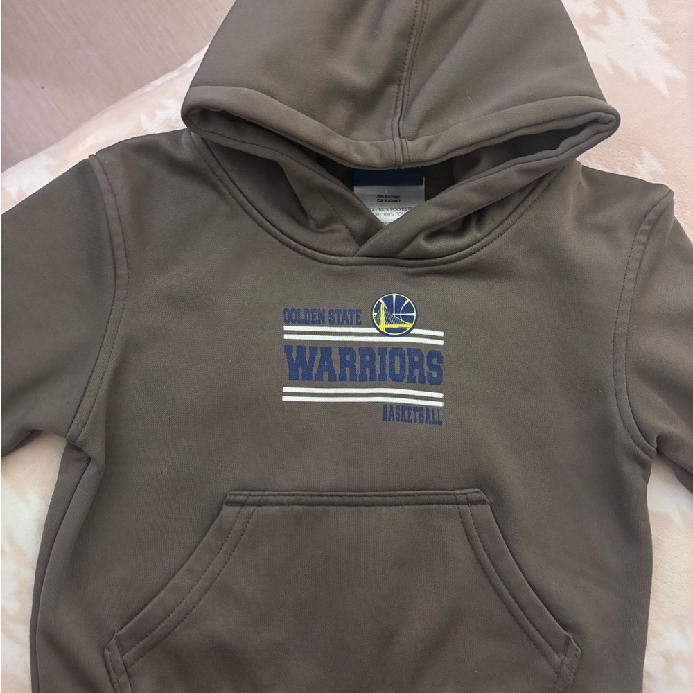 Golden State Warriors Kids Hoodie - Brown